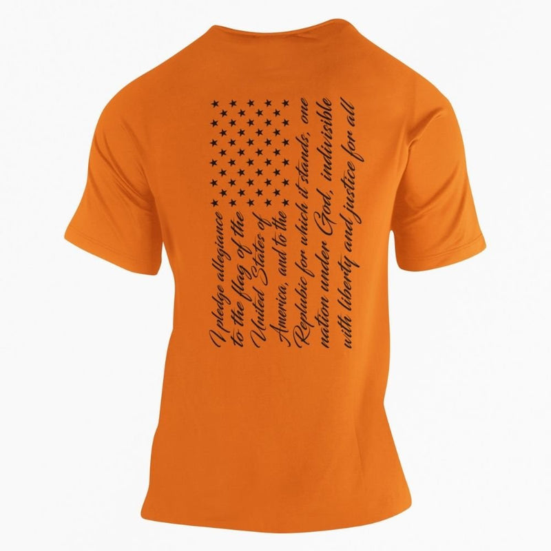 Pledge Allegiance American Flag T-Shirt - Base Kreations