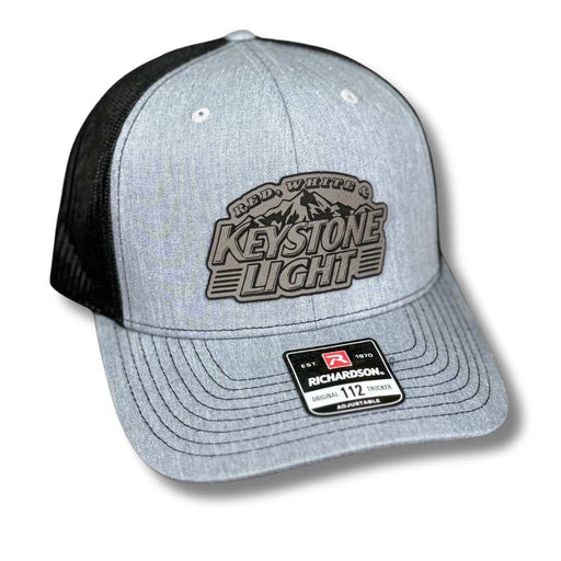 Red, White and Keystone Light Patch Hat - Base Kreations