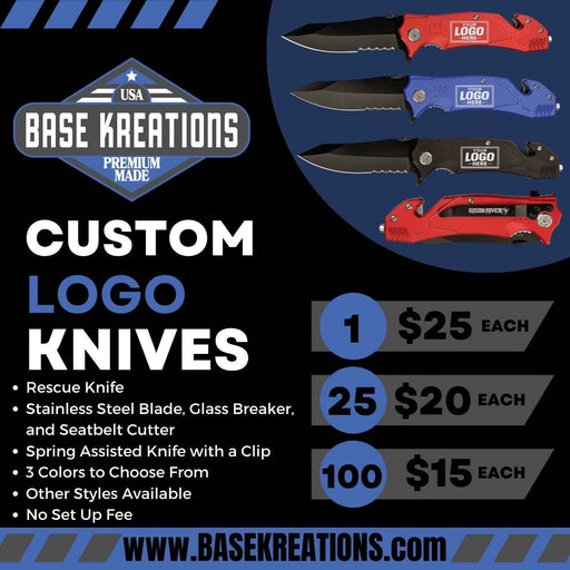 Rescue Knives - Custom Bulk Orders - Base Kreations