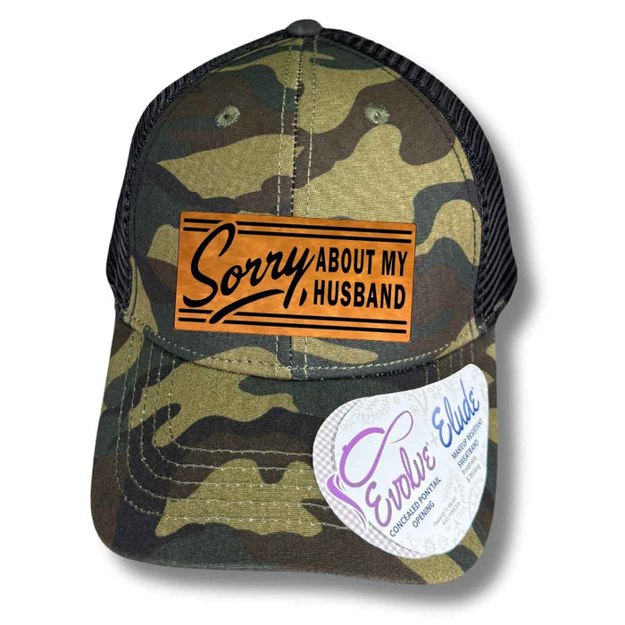 Sorry, about my Husband Patch Hat - Base Kreations