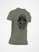 Support Blue Collar Hardhat Skull T-Shirt - Base Kreations