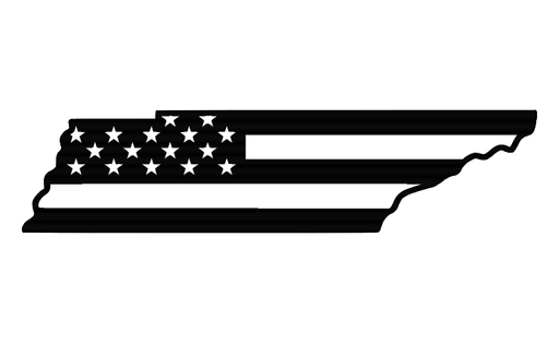 Tennessee American Flag Patch Hat - Base Kreations