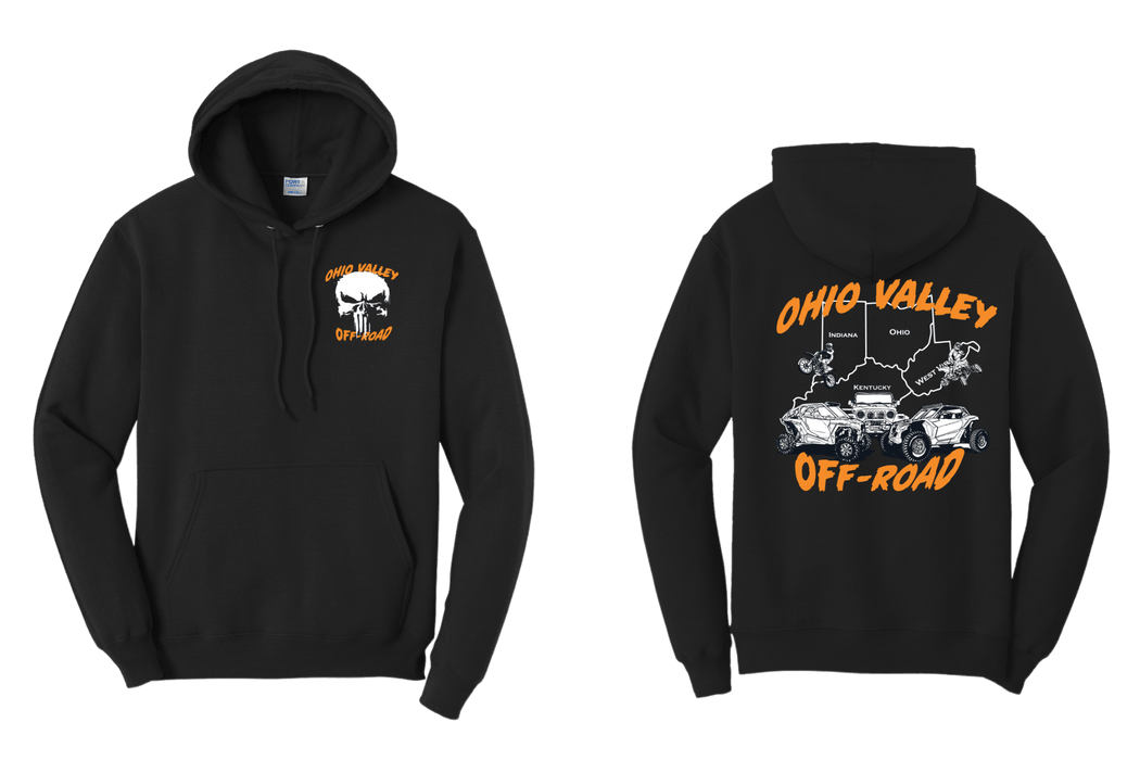 Ohio Valley Off - Road Black Hoodie - Base Kreations