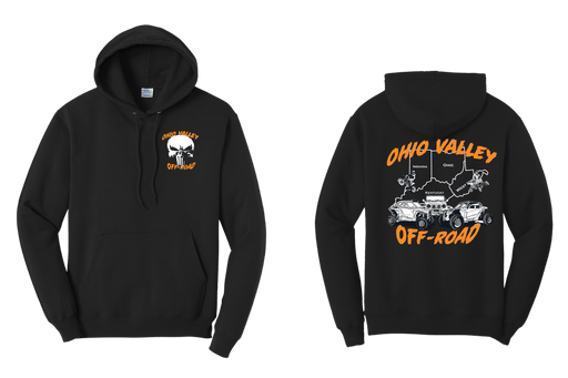 Ohio Valley Off - Road Black Hoodie - Base Kreations